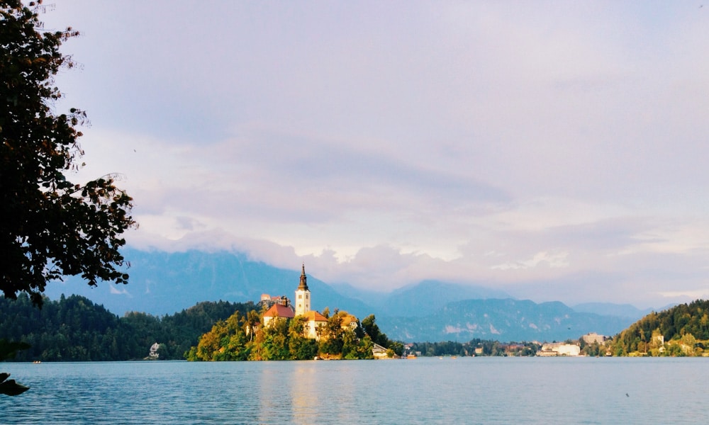 Lake Bled Castle is a great place to visit on a Slovenia road trip