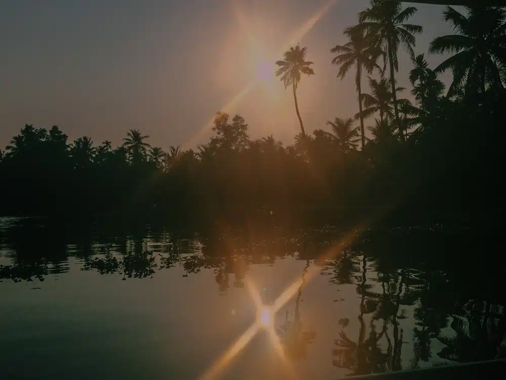 Sunset on the backwaters