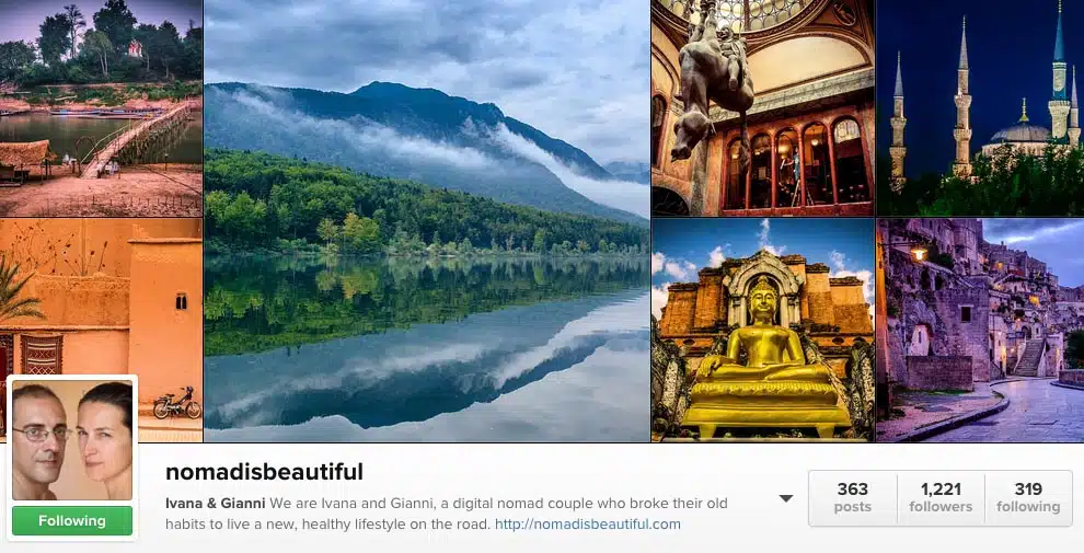 Best Travel Bloggers on Instagram | Nomad is Beautiful