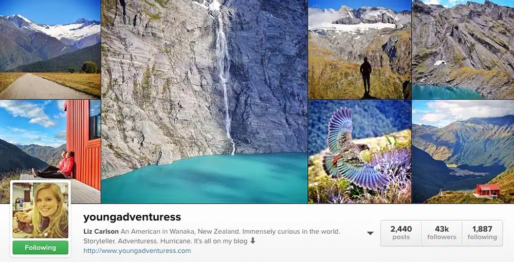 Best Travel Bloggers on Instagram | Young Adventuress