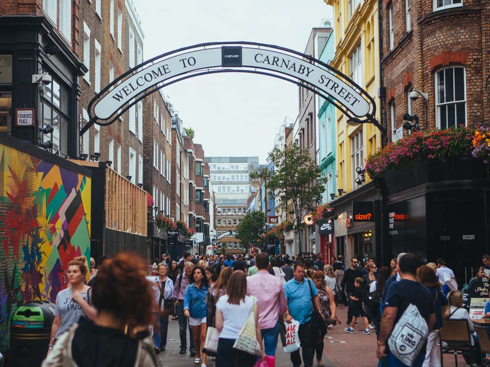 London activities - Carnaby Street