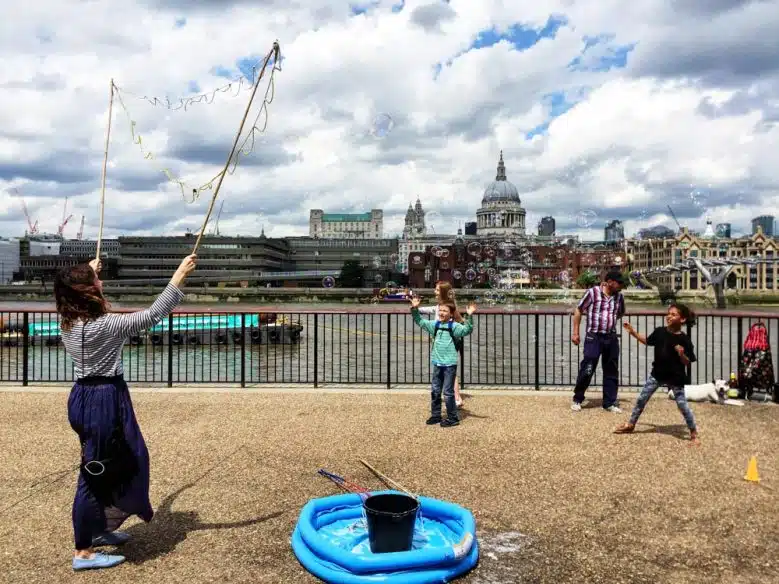 London's best Instagram spots - St Paul's bubbles