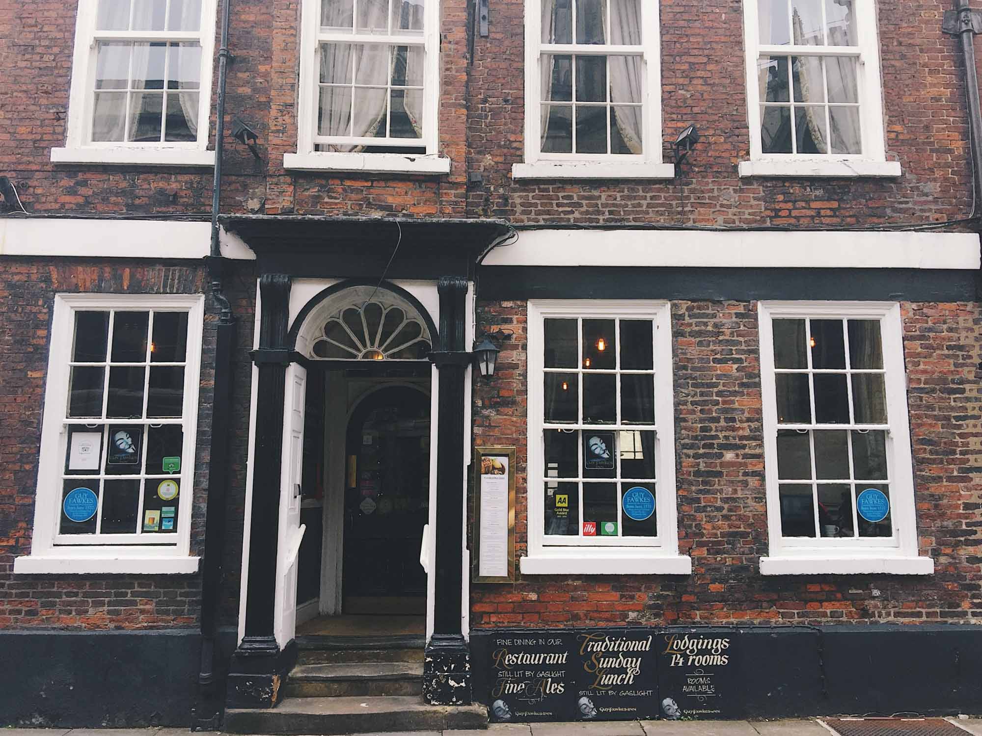 Best things to do in York - 365 pubs - Guy Fawkes Inn
