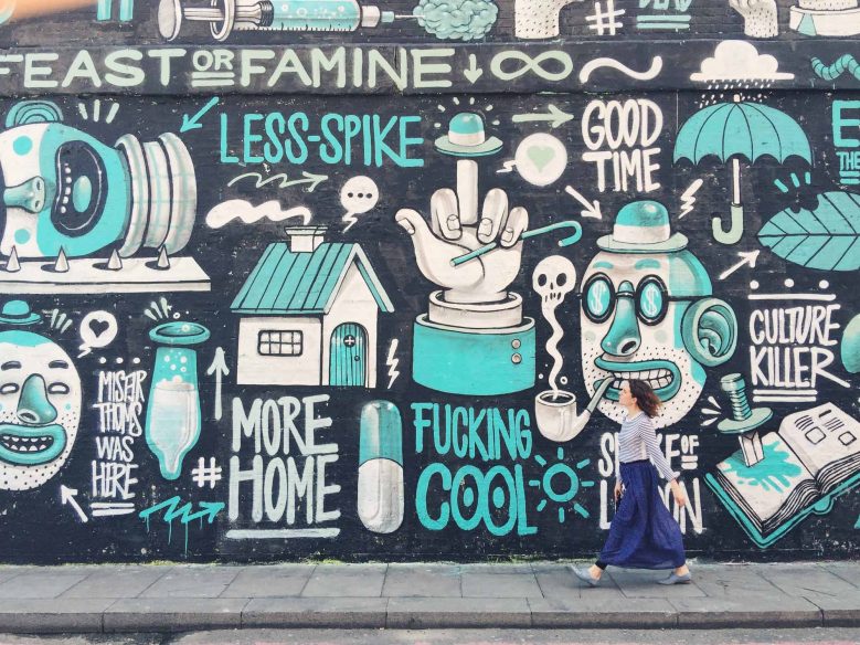 Best Instagram places in London - Shoreditch street art