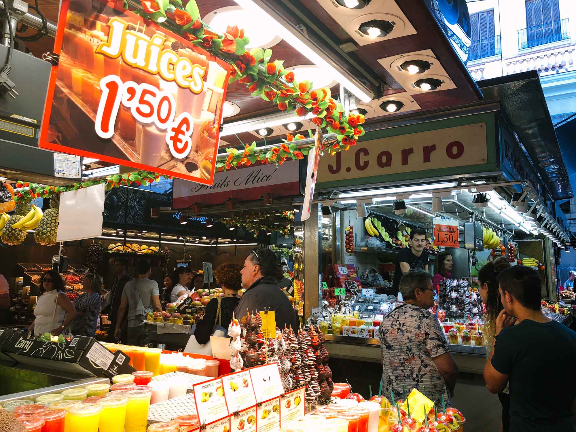 Barcelona with a baby- La Boqueria