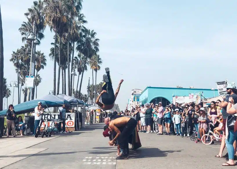 California Road Trip Itinerary - Venice Beach Boardwalk