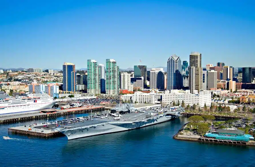 Embarcadero aerial view