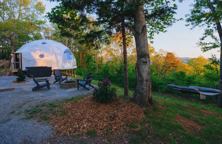 Asheville Luxury Glamping Dome