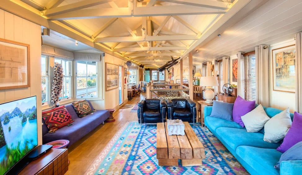 Tower Bridge Houseboat Airbnb UK