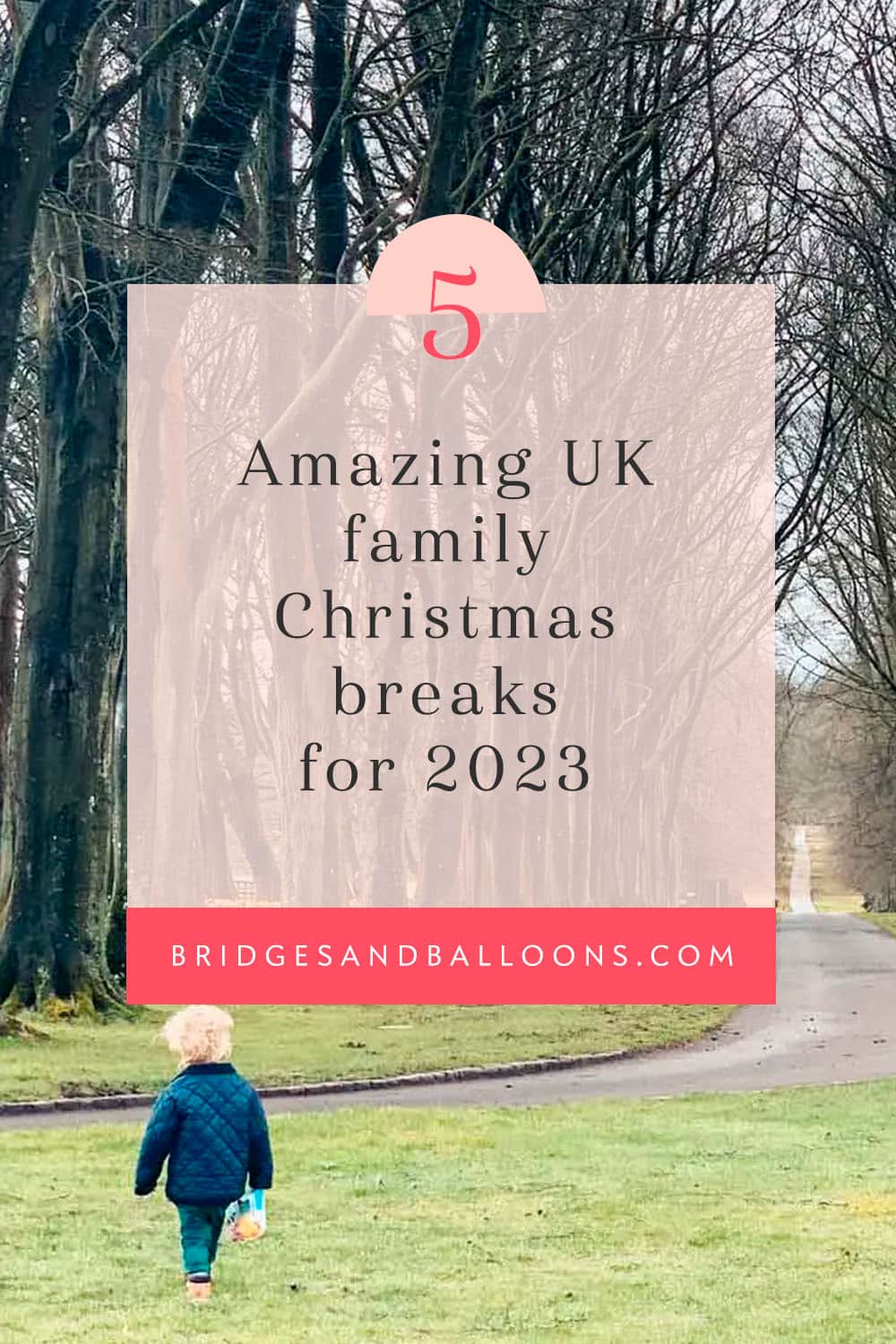 Pinterest pin that reads 5 amazing family Christmas breaks for 2023