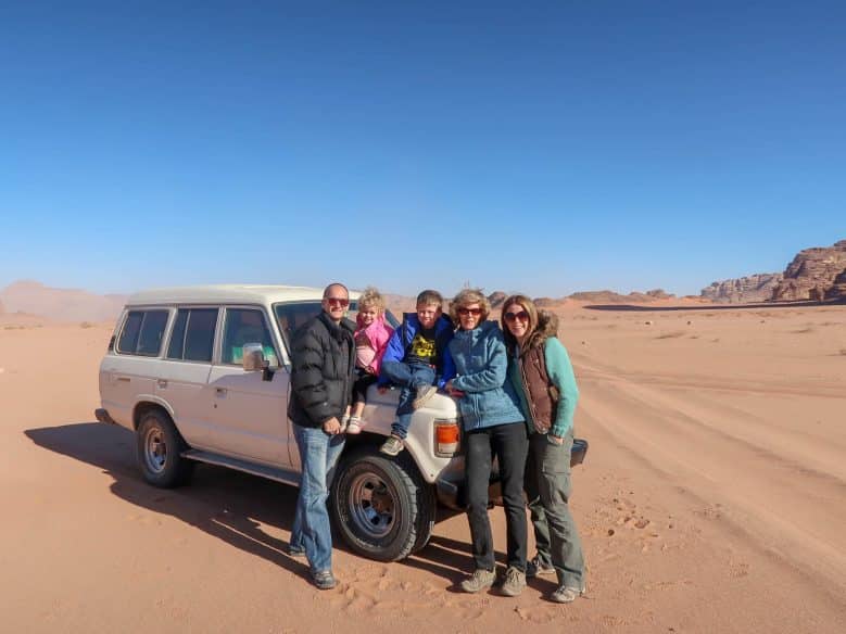 Family vacation in Jordan
