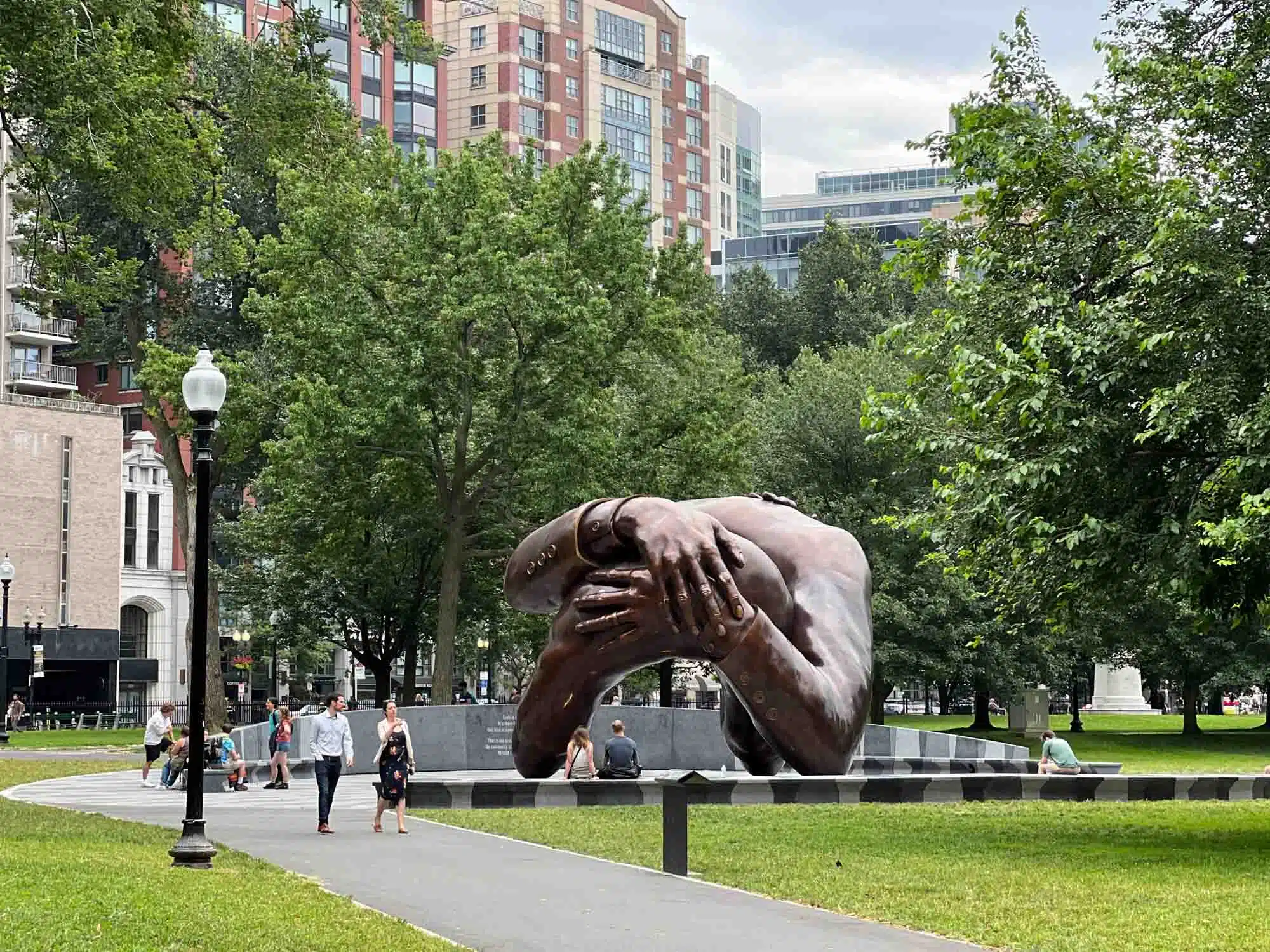 Statue at Boston Common