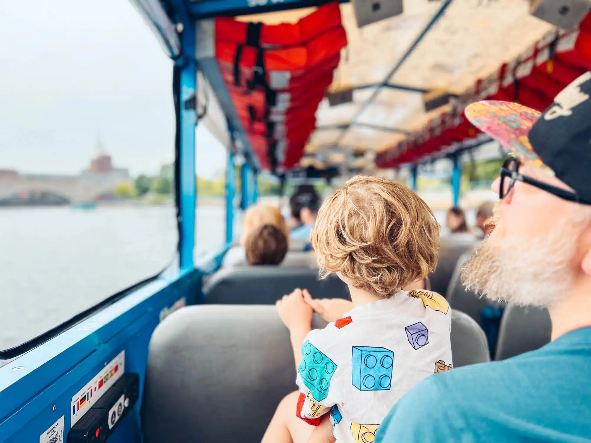 Inside the Boston Duck Boat
