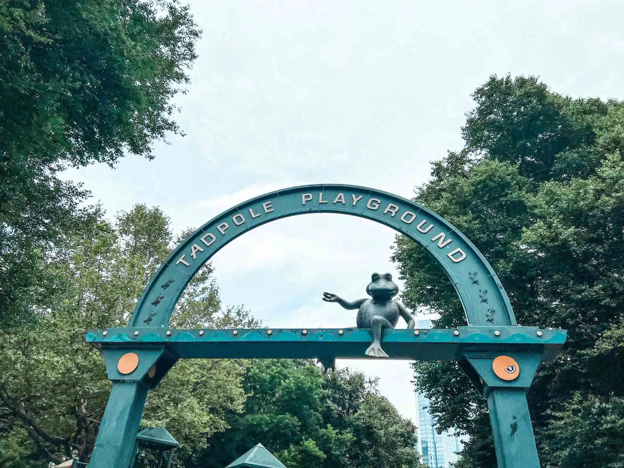 Frog playground at Boston Common