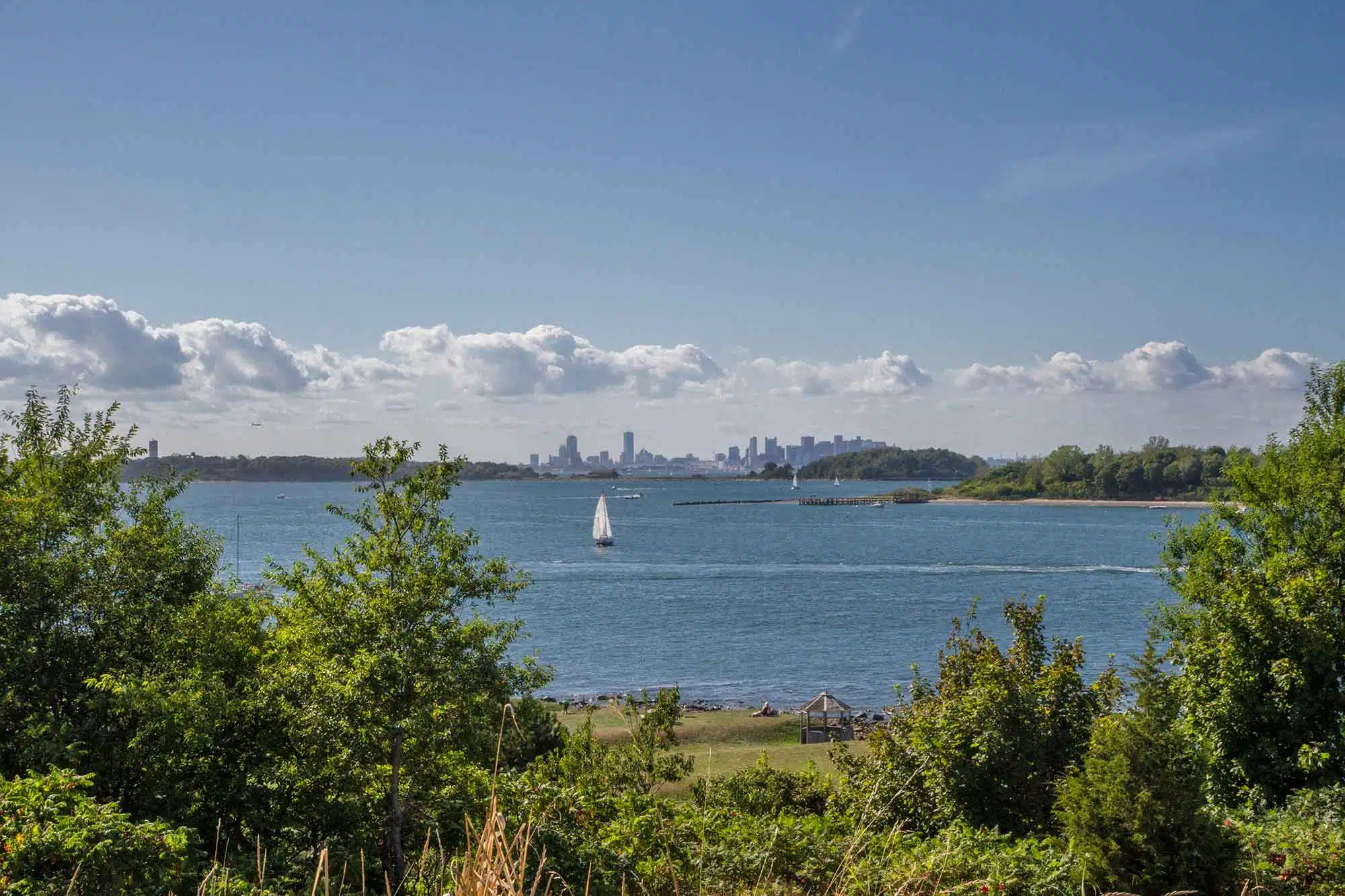 Georges Island in Boston Harbor