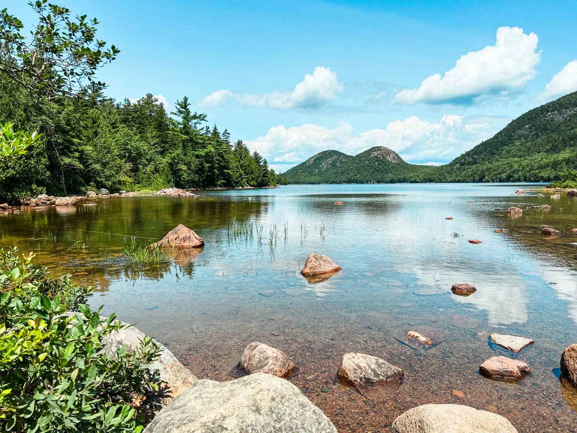 A view of Jordan Pond