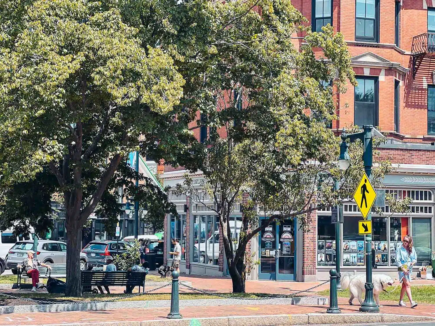 A street in Portland ME