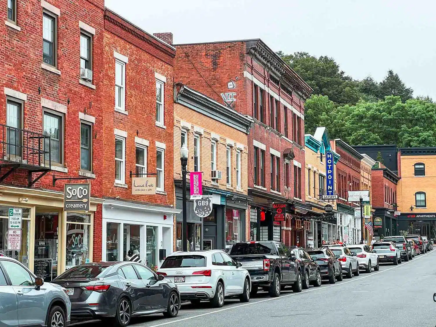 A street in Great Barrington.