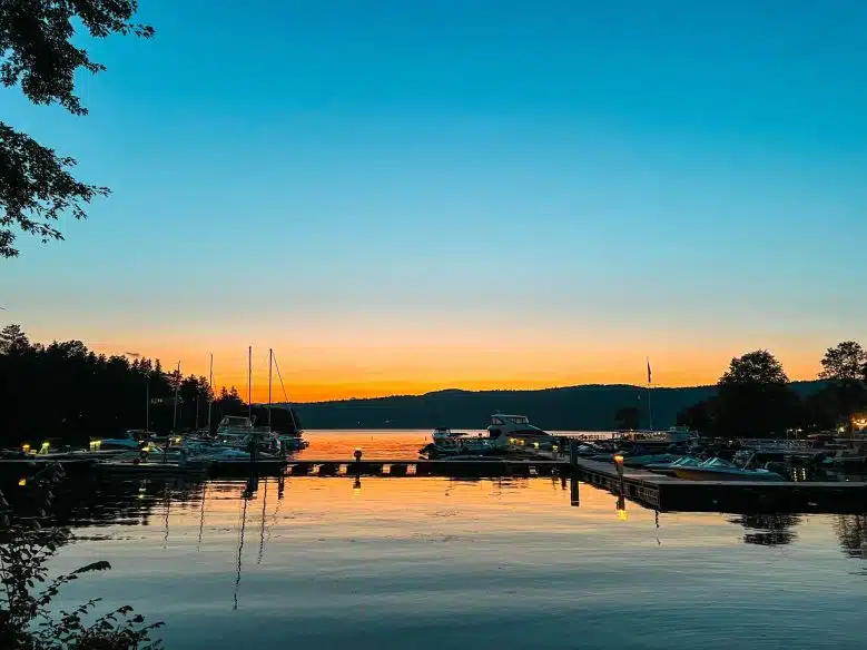 Sunset at Basin Harbor Vermont