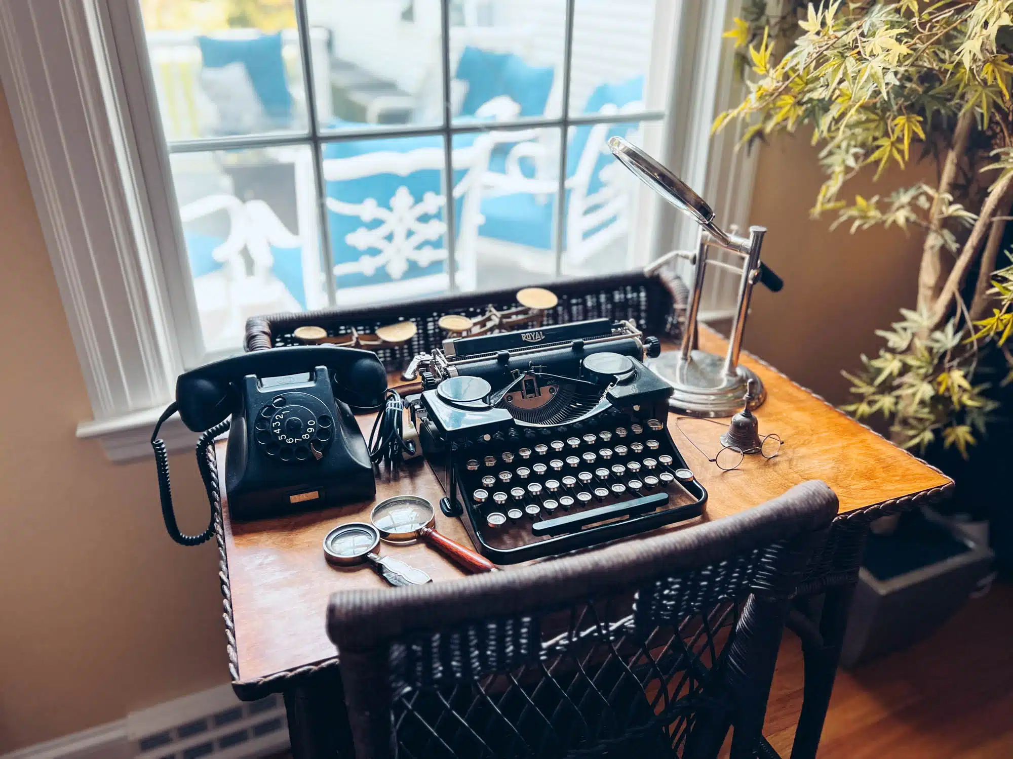 Typewriter at Homestead Madison.