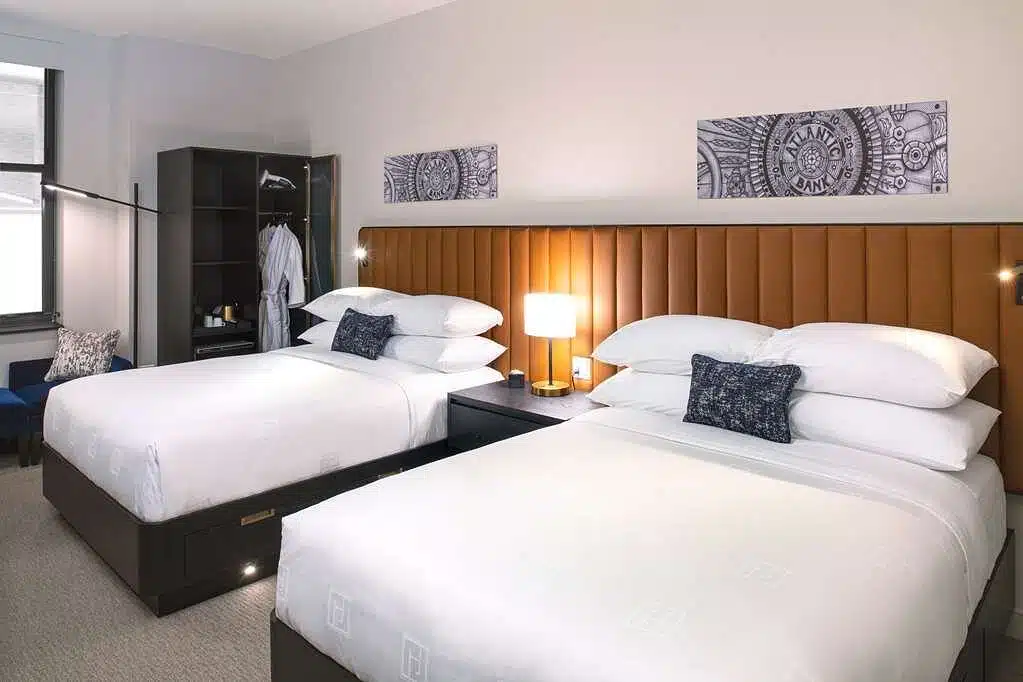 Double room at Arlo Chicago Hotel.