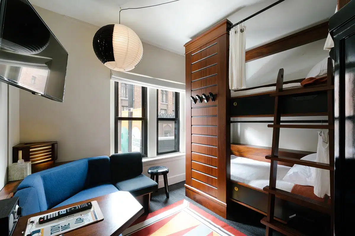 Room at Freehand Chicago.