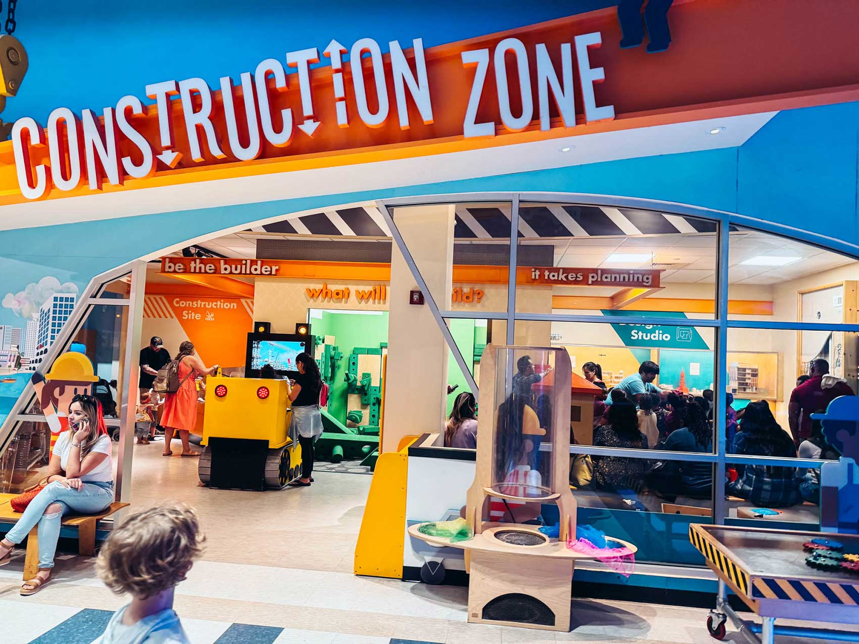 Construction zone at the Miami Children's Museum.