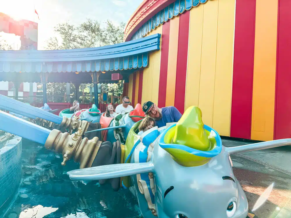 Dumbo ride at Disney World.