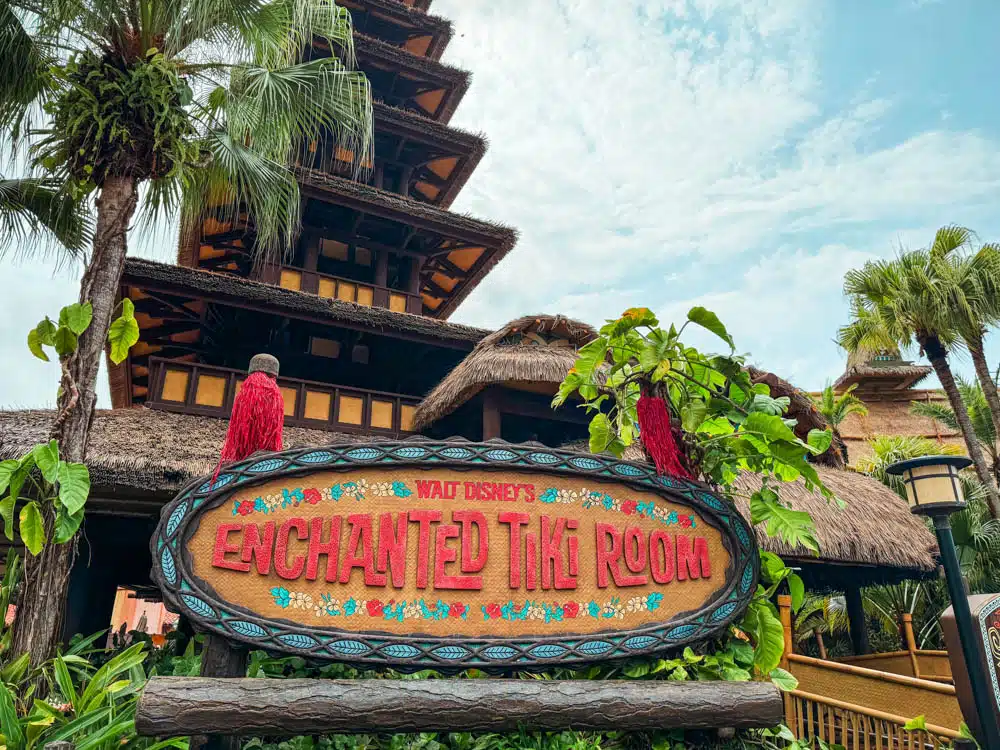 Enchanted Tiki Room at Magic Kingdom.