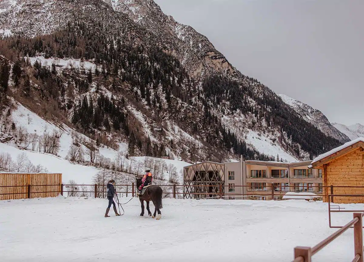 Horse riding at Feuerstein.