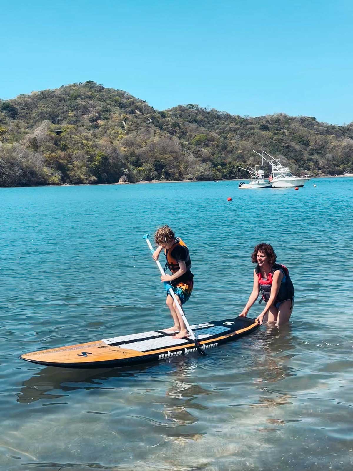 SUP at Isla Chiquita.