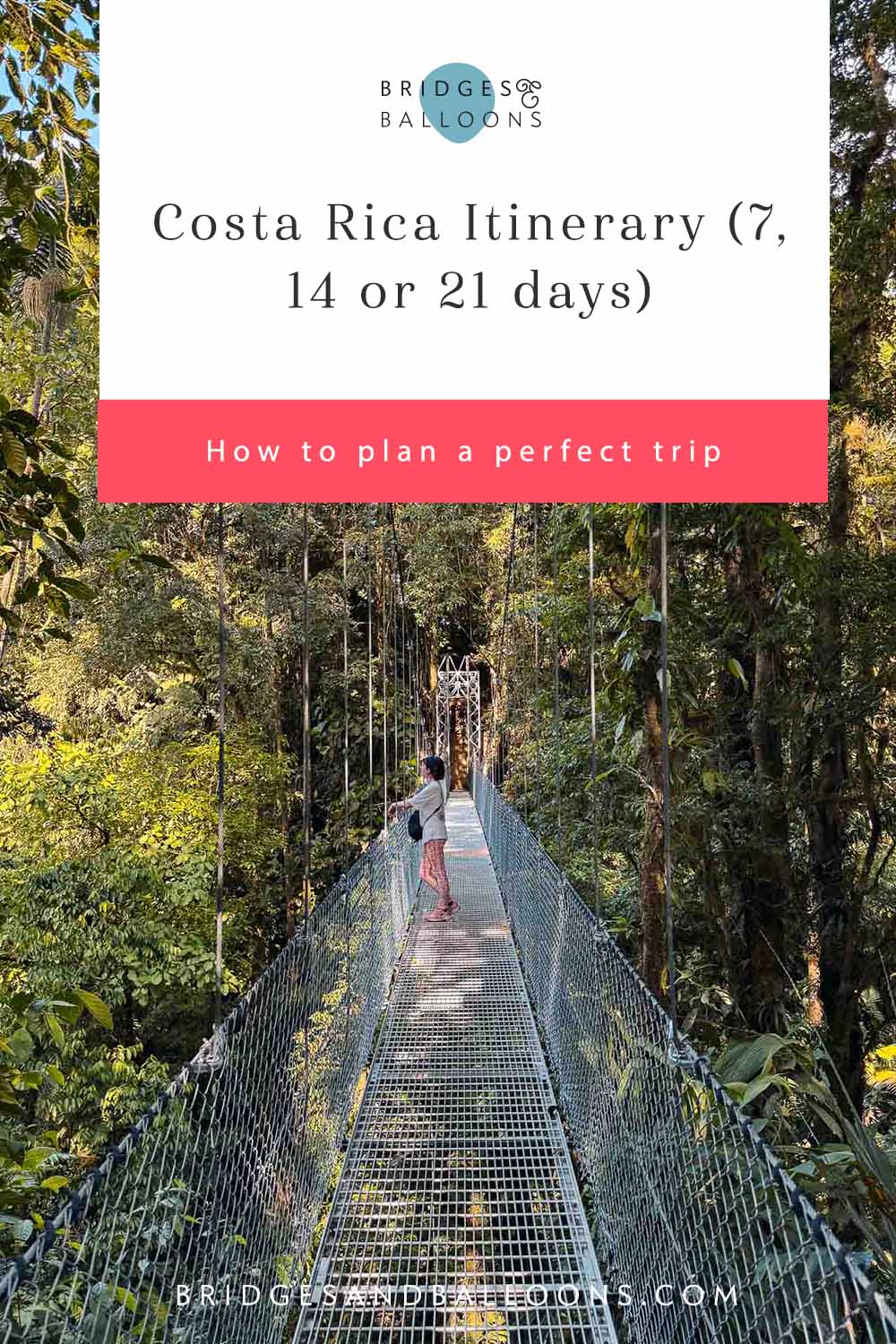 Costa Rica itinerary pin 1.