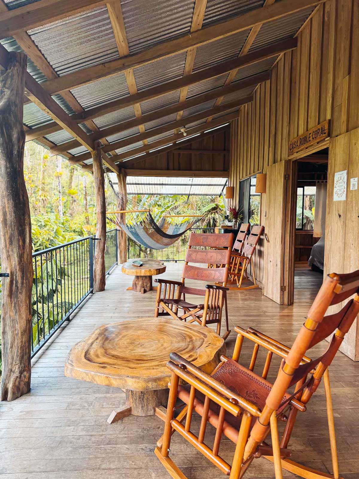 Finca Amistad bungalow.