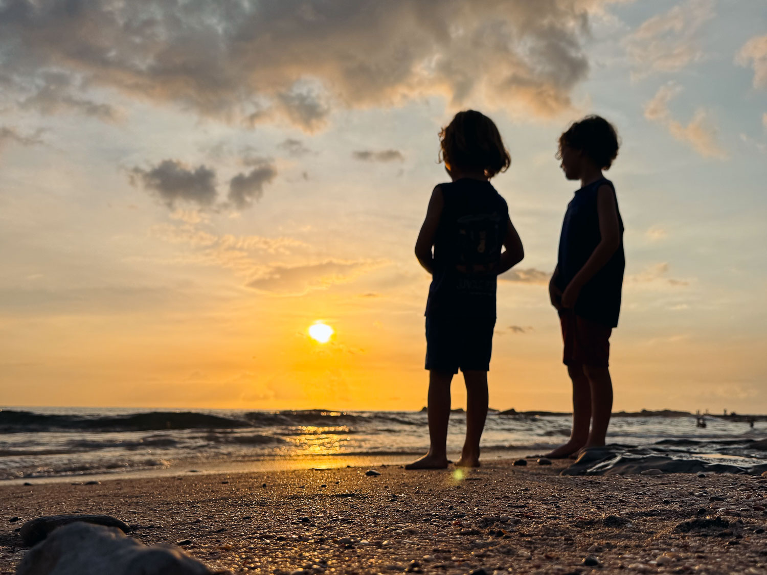 Kids on Nosara beach - Playa Pelada