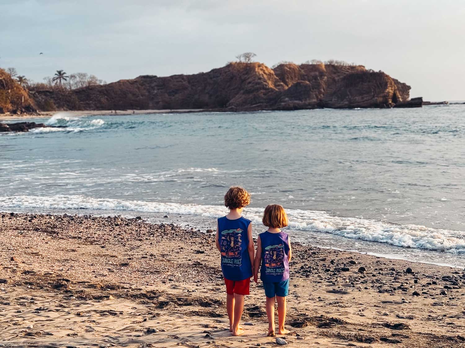 Kids on Playa Pelada Nosara