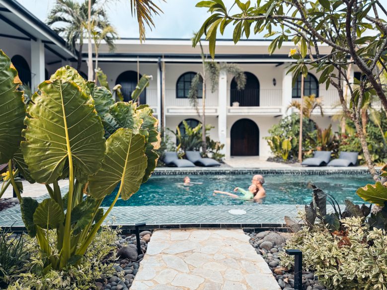 Pool view Domo Hotel Nosara.