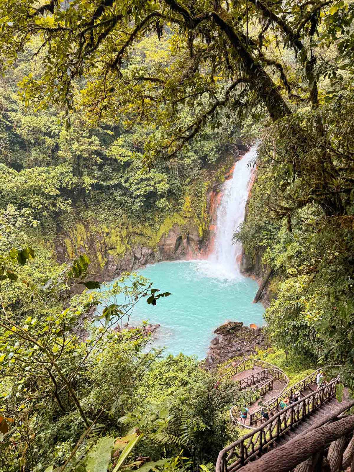 Rio Celeste Waterfall.