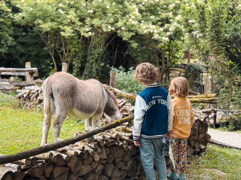 Kids at Goupillieres in Loire Valley.