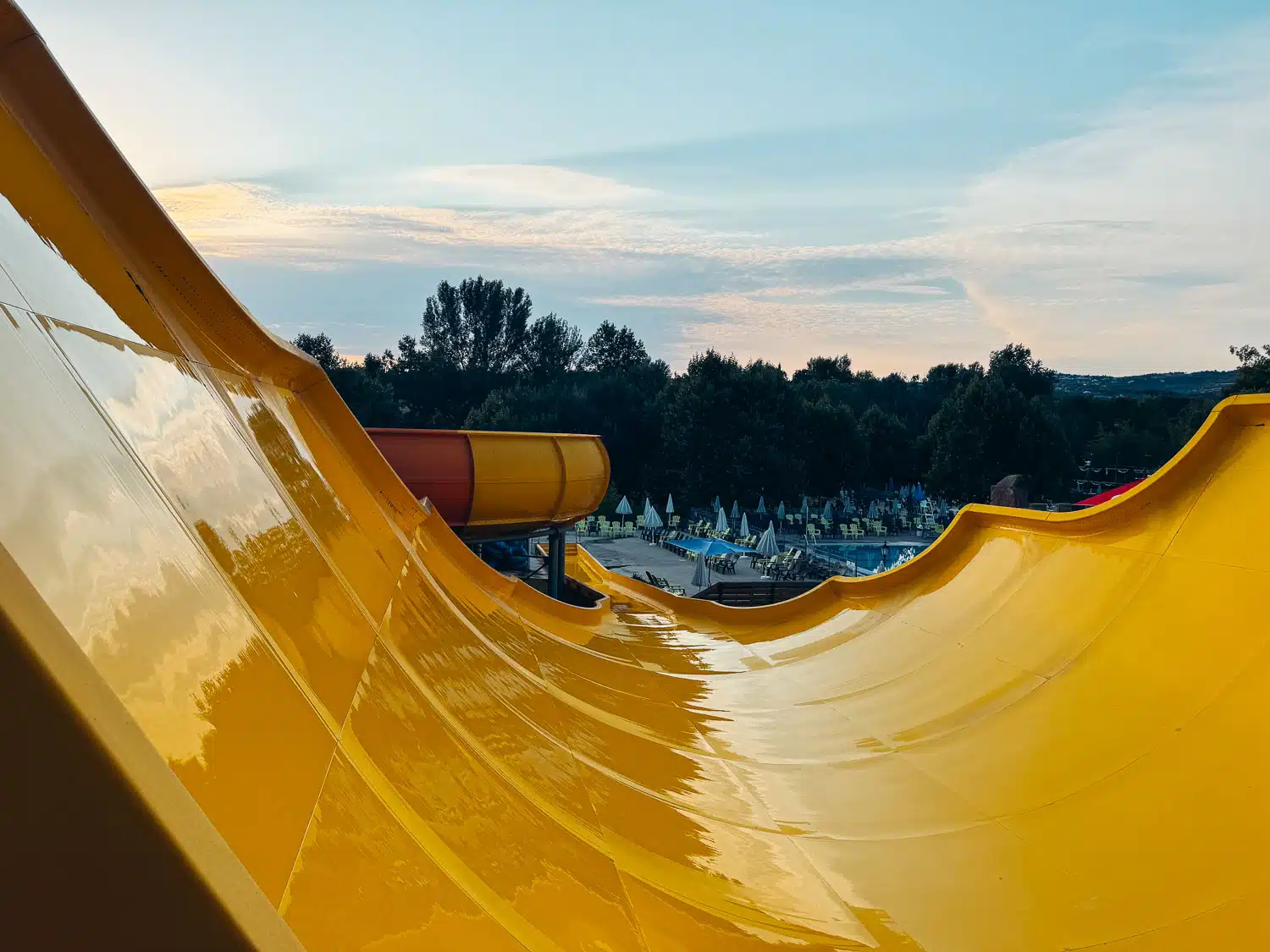 Slide at Eurocamp Le Pommier.