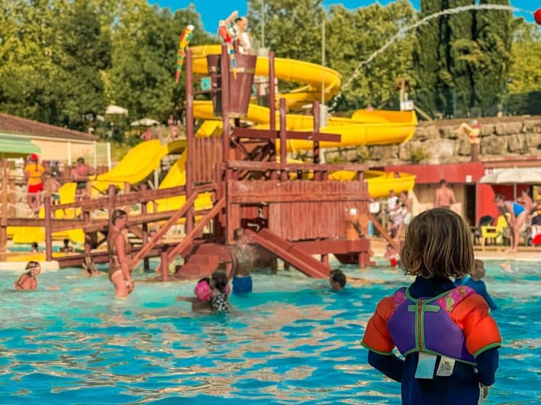 Kids pool at Eurocamp Le Pommier, France.