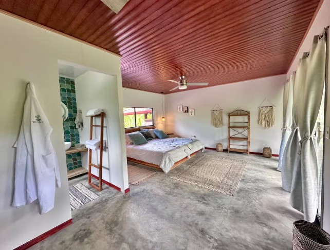 Bedroom in Osa Peninsula, Costa Rica.